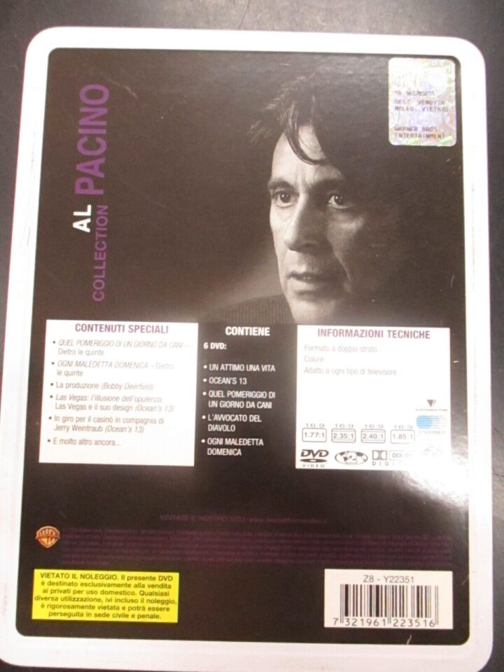 Al Pacino Collection - Box Metallo 6 Dvd