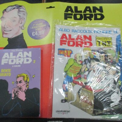 Alan Ford A Colori 1/75 (meno 1) - Serie Completa Di Album + Tutte Le Figurine