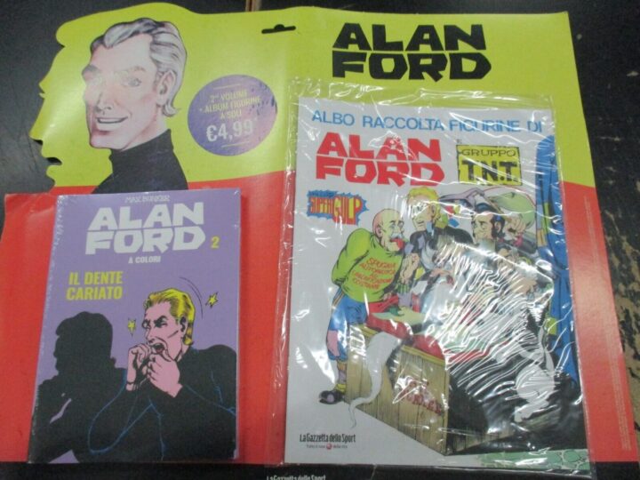 Alan Ford A Colori 1/75 (meno 1) - Serie Completa Di Album + Tutte Le Figurine