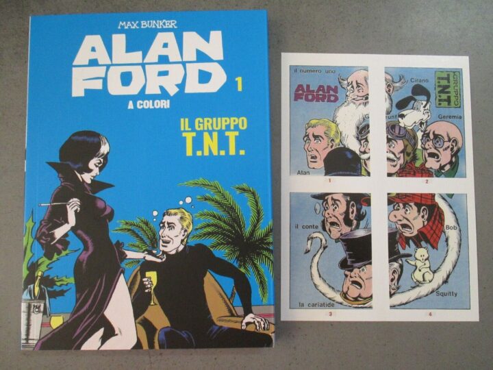 Alan Ford A Colori N° 1 + Figurine - Ed. Mondadori - Magnus & Bunker