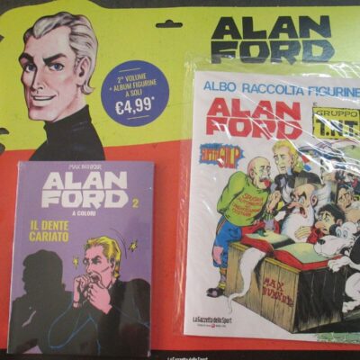 Alan Ford A Colori N° 2 + Album E Figurine In Blister - Ed. Mondadori - Magnus