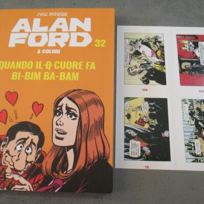 Alan Ford A Colori N° 32 + Figurine - Ed. Mondadori - Magnus & Bunker