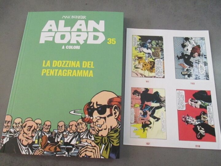 Alan Ford A Colori N° 35 + Figurine - Ed. Mondadori - Magnus & Bunker