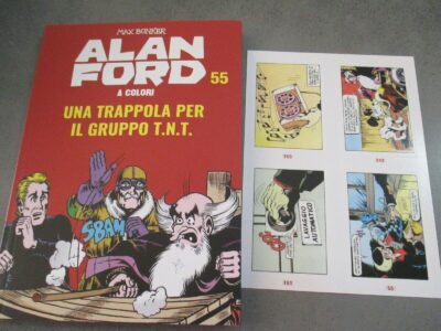 Alan Ford A Colori N° 55 + Figurine - Ed. Mondadori - Magnus & Bunker
