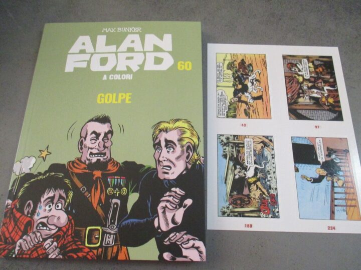 Alan Ford A Colori N° 60 + Figurine - Ed. Mondadori - Magnus & Bunker