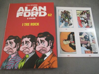 Alan Ford A Colori N° 62 + Figurine - Ed. Mondadori - Magnus & Bunker