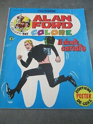 Alan Ford Colore N° 2 Con Poster Allegato - Ed. Corno 197
