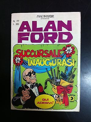 Alan Ford N° 77 - Succursale Inaugurasi - Editoriale Corno 1975