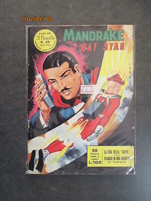 Albi De Il Vascello N° 88 - Mandrake - Bat Star - Ed. F.lli Spada - 16-5-1965