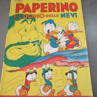 Albi D'oro N° 6 - 7/2/1954 - Paperino E L'uomo Delle Nevi