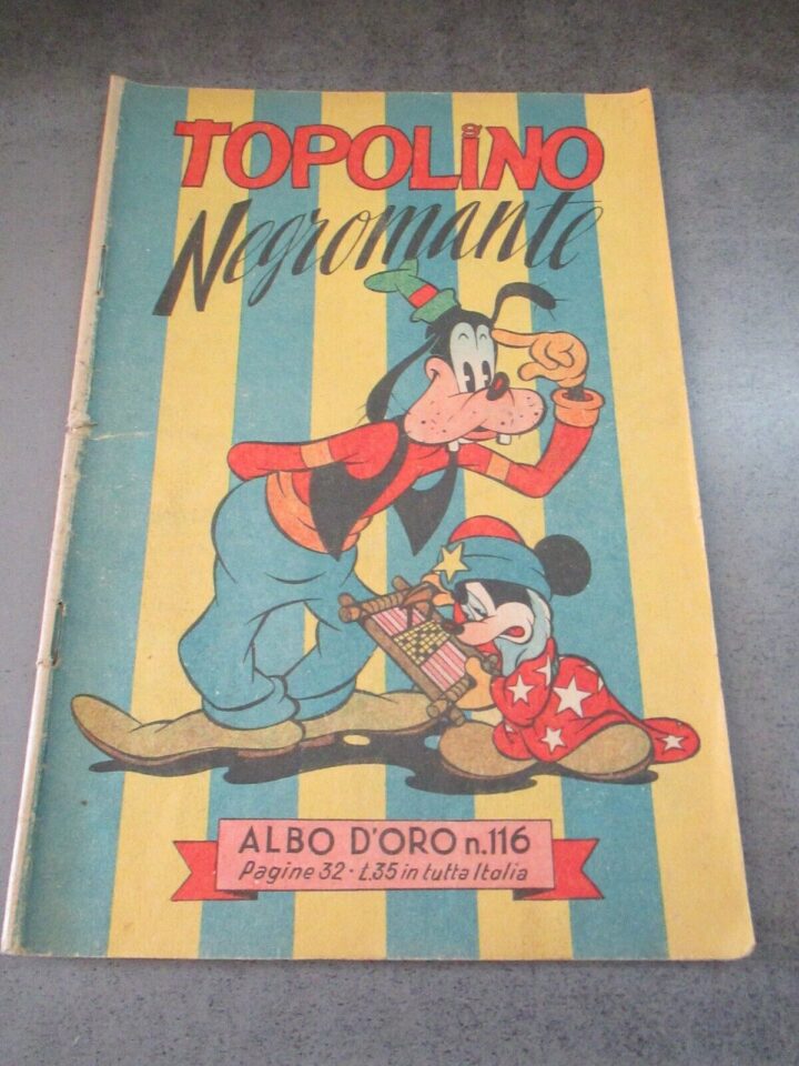 Albo D'oro N° 116 - 31/7/1948 - Topolino Negromante