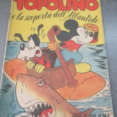 Albo D'oro N° 142 - 29/1/1949 - Topolino E La Scoperta Dell'atlantide