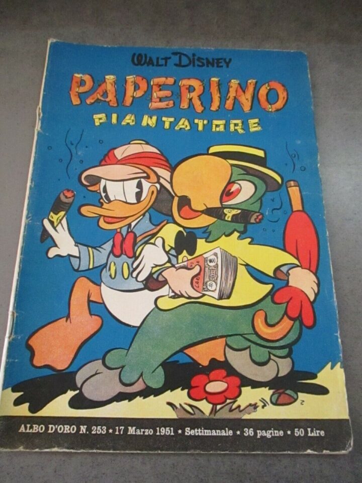 Albo D'oro N° 253 - 17/3/1951 - Paperino Piantatore