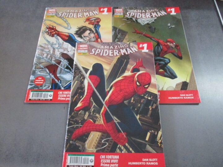 Amazing Spider-man 615 Cover A-b-c - Panini Comics 2014 - Uomo Ragno