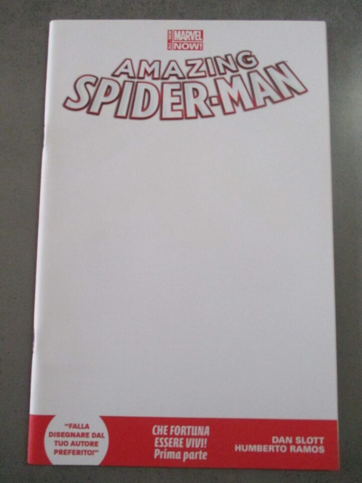 Amazing Spider-man 615 Variant White Cover - Panini Comics 2014 - Uomo Ragno