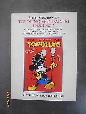 Archivio Comics N° 3 - Topolino Mondadori 1949/1988 - Ed. Tesauro - 1995