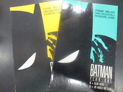 Batman Year One - 2 Volumi - Miller/mazzucchelli - Rizzoli 1990 1° Edizione