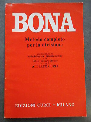 Bona - Metodo Completo Per La Divisione - Edizioni Curci
