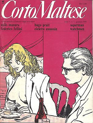 Corto Maltese Rivista - A. 8 - N° 1 - 1990 - Rizzoli - Cover Manara