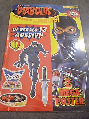 Diabolik Track Of The Panther 2/2001 Con Adesivi E Poster