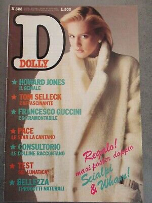 Dolly 328 - Howard Jones Poster - Francesco Guccini - Mondadori 1985
