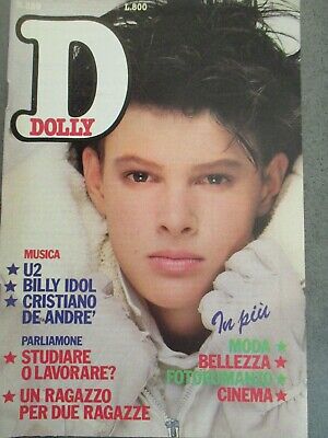 Dolly 329 - Cristiano De Andre' Poster - U2 - Billy Idol - Mondadori 1985