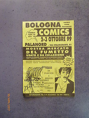Dylan Dog - Bologna Comics 1999 - Volantino Promozionale