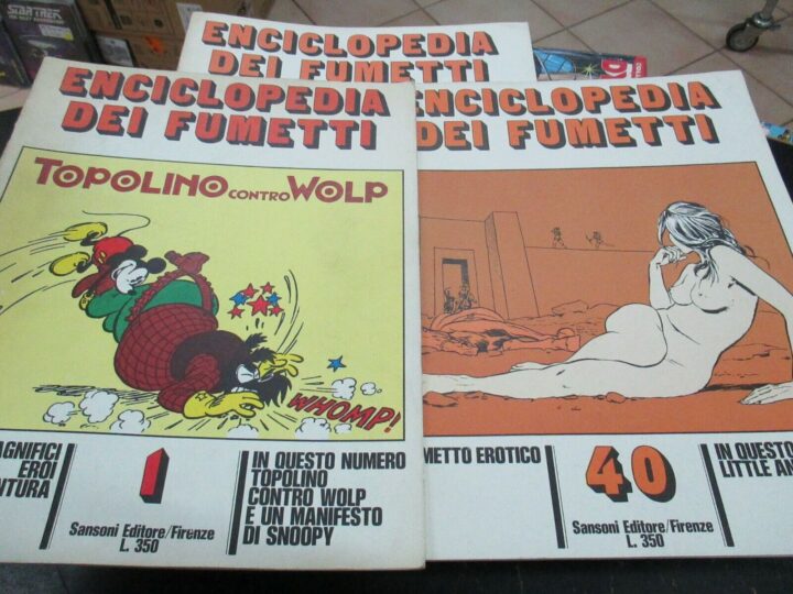Enciclopedia Dei Fumetti 1/40 - 4 - Ed. Sansoni 1970 - Offerta!!!