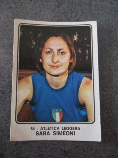Figurina Campioni Dello Sport 1973-74 - 54 Sara Simeoni
