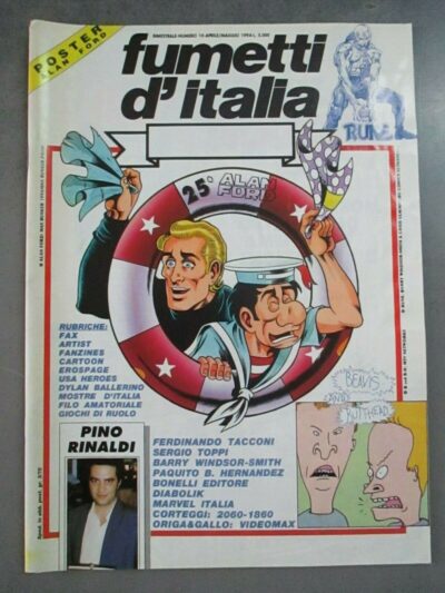 Fumetti D'italia N° 10/1994 - Cover Alan Ford - Poster Alan Ford