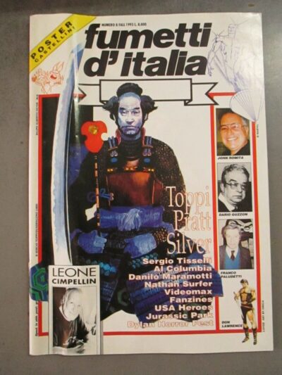 Fumetti D'italia N° 8/1993 - Poster Castellini - Cover Toppi