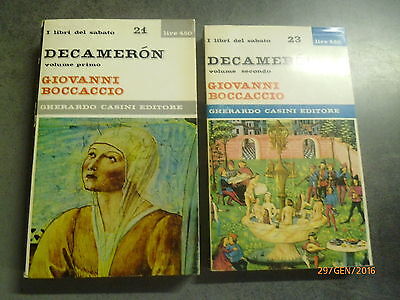 Giovanni Boccaccio - Decameron - 2 Volumi Casini Editore - Offerta!