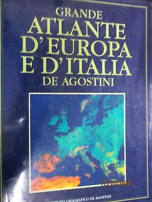 Grande Atlante D'europa E D' Italia - De Agostini / Esso 1994