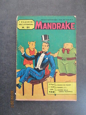 I Classici Dell'avventura N° 51 - Mandrake - Ed. F.lli Spada - 1963