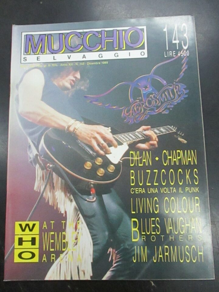Il Mucchio Selvaggio N° 143 Dicembre 1989 - Aerosmith