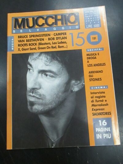 Il Mucchio Selvaggio N° 150/151 Luglio/agosto 1990 - Springsteen+ Inserto Subway