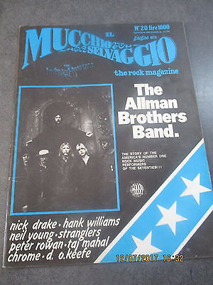 Il Mucchio Selvaggio N° 20 Giugno 1979 - Allman Brothers Band