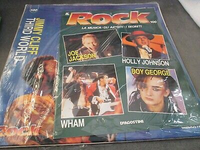 Il Rock Deagostini N° 100 - Lp Jimmy Cliff Third World + Fascicolo Boy George
