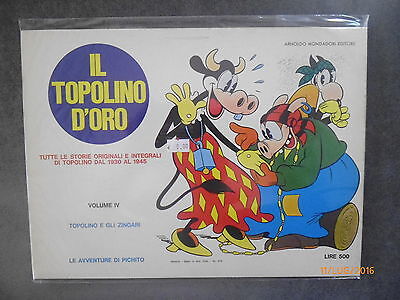 Il Topolino D'oro Volume Iv - Ed. Mondadori - 1970