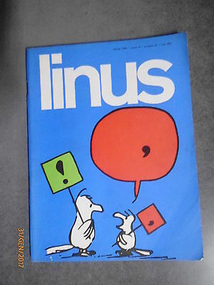 Linus N° 37 - Anno 4 - Aprile 1968 - Ed. Milano Libri