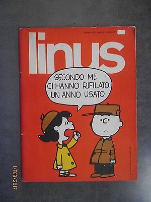 Linus N° 58 - Anno 6 - Gennaio 1970 - Ed. Milano Libri