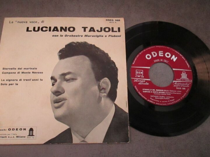 Luciano Tajoli - La Nuova Voce Di Luciano Tajoli - Odeon 1959