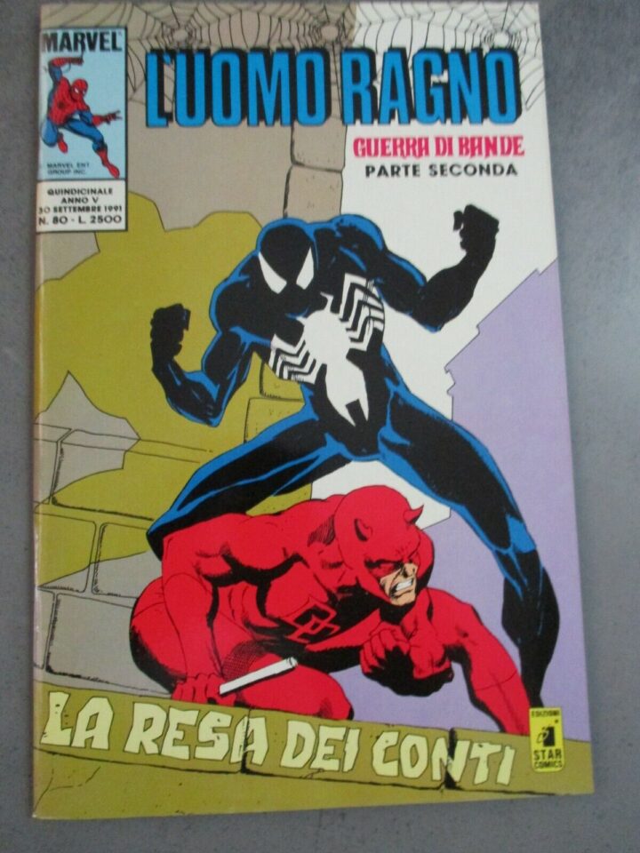 L'uomo Ragno N° 80 30 Settembre 1991 - Ed. Star Comics - Ottimo - Nuovo