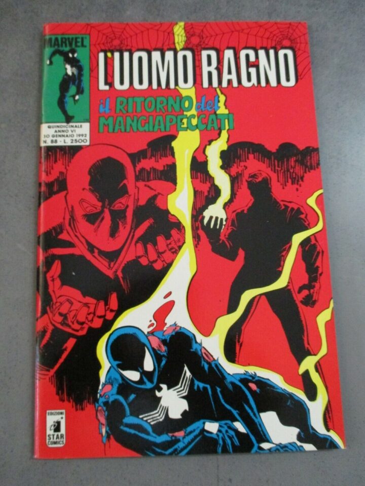 L'uomo Ragno N° 88 30 Gennaio 1992 - Ed. Star Comics - Ottimo - Nuovo