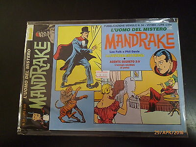 Mandrake L'uomo Del Mistero N° 34 - Comic Art - 1994