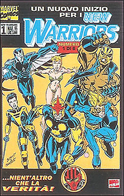 New Warriors 1/6 - Marvel Italia 1995 - Serie Completa - Offerta!