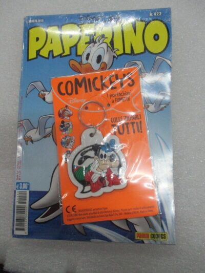 Paperino N° 422 + Portachiave Pippo - Panini Comics 2015 - In Blister Originale