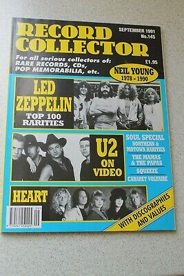 Record Collector N° 145 September 1991 - Led Zeppelin U2 Heart