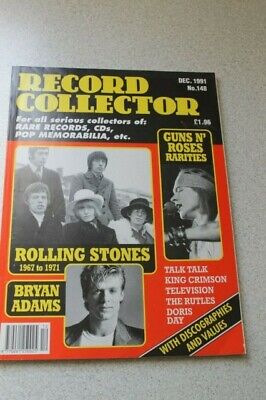 Record Collector N° 148 December 1991 - Rolling Stones Bryan Adams Guns N'roses