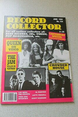 Record Collector N° 154 June 1992 - Queen The Jam Crowded House